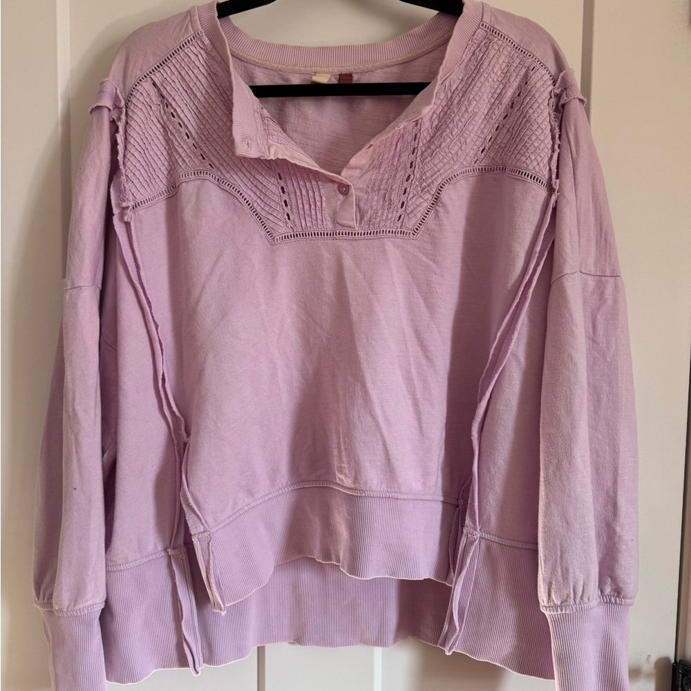 Anthropology Light Purple Sweater
